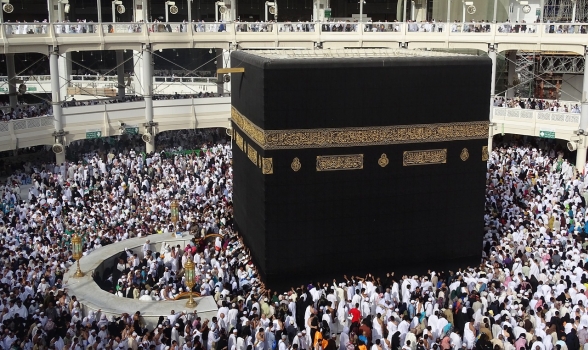 Gesù sta incontrando devoti musulmani durante l'Haj